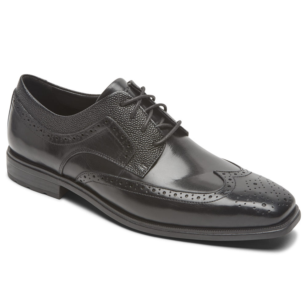 Rockport Snøre Sko Herre Svart - Farrow Wingtip - WKXB87564